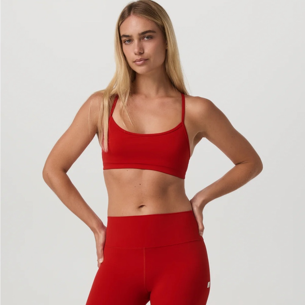 NWT - Vuori - All TheFeels Bra - Cherry 
Size Small